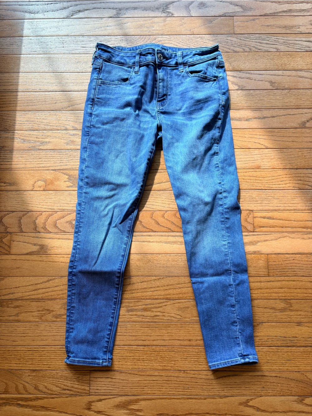 American Eagle Outfitters Women's Blue Skinny Jeans